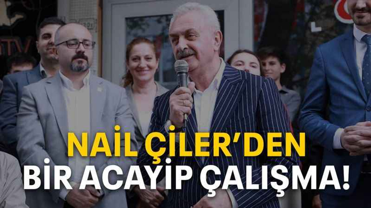 Nail Çiler’den bir acayip çalışma!